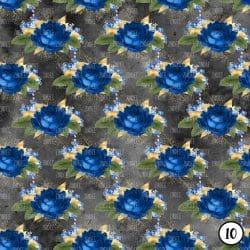 Royal Blue and Gold Floral (vinyl) - Image 11