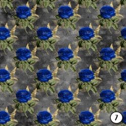 Royal Blue and Gold Floral (vinyl) - Image 8
