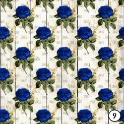 Royal Blue and Gold Floral (vinyl) - Image 10