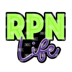 RPN life – Acrylic Badge Reel Blank (2") No Hole | Optional Sticker or UV DTF