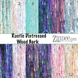 Rustic Distressed Wood Bark (vinyl)