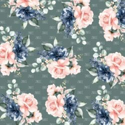 Rustic Dusty Floral #8 (digital paper)