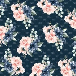 Rustic Dusty Floral #4 (digital paper)