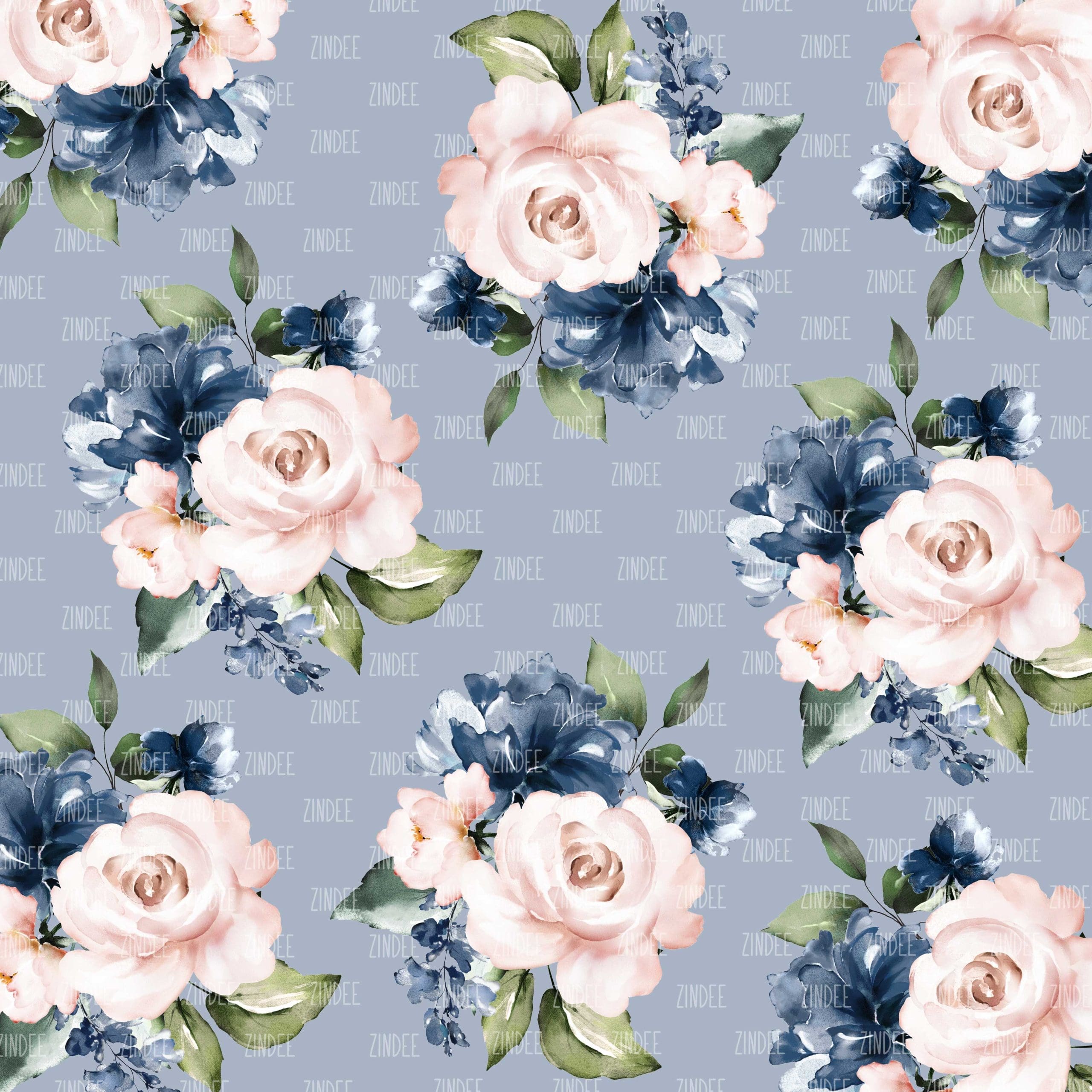 Rustic Dusty Floral #6 (vinyl)
