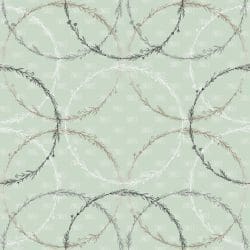 Sage Wildflower Wreaths seamless (digital paper)
