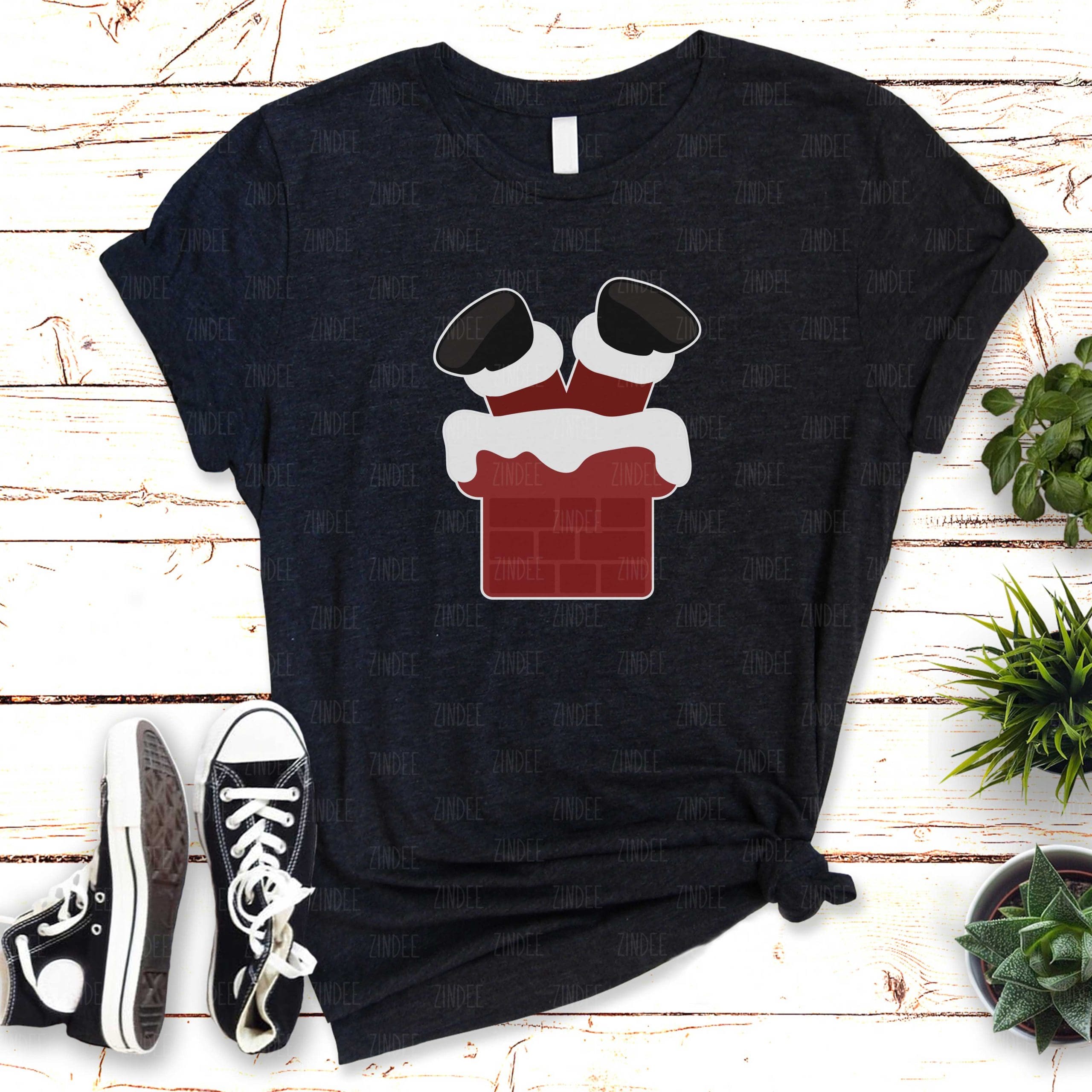 Santa Chimney (HTV ready to press)