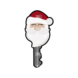 Alternative view of Santa Key (Light Skin)