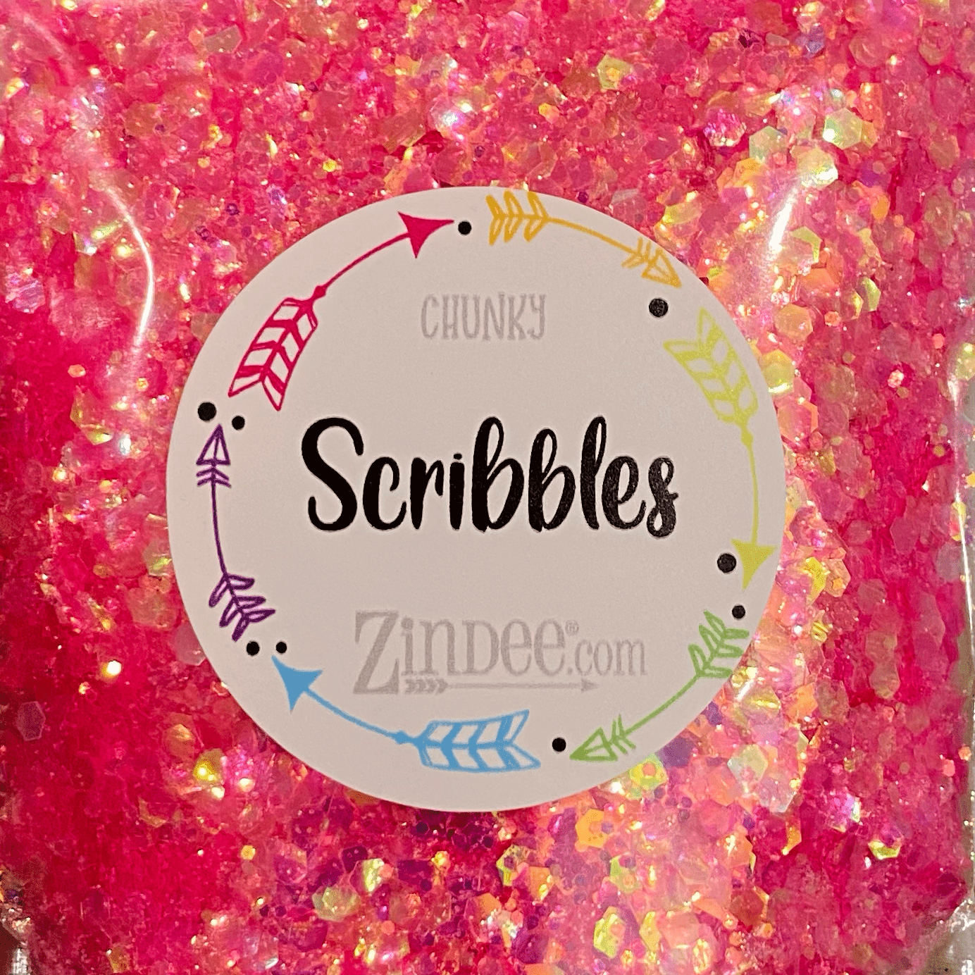 Scribbles Chunky Polyester Glitter (BAG)