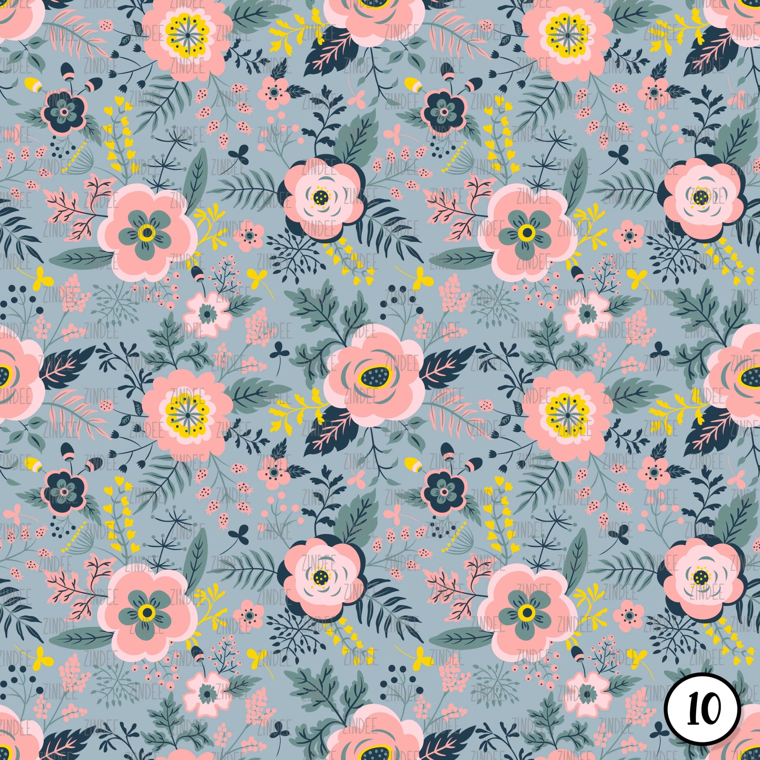 Seamless Floral (vinyl) - Image 11