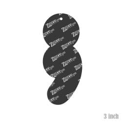 Alternative view of Semicolon – Acrylic Keychain Blank (3") | Optional Sticker or UV DTF