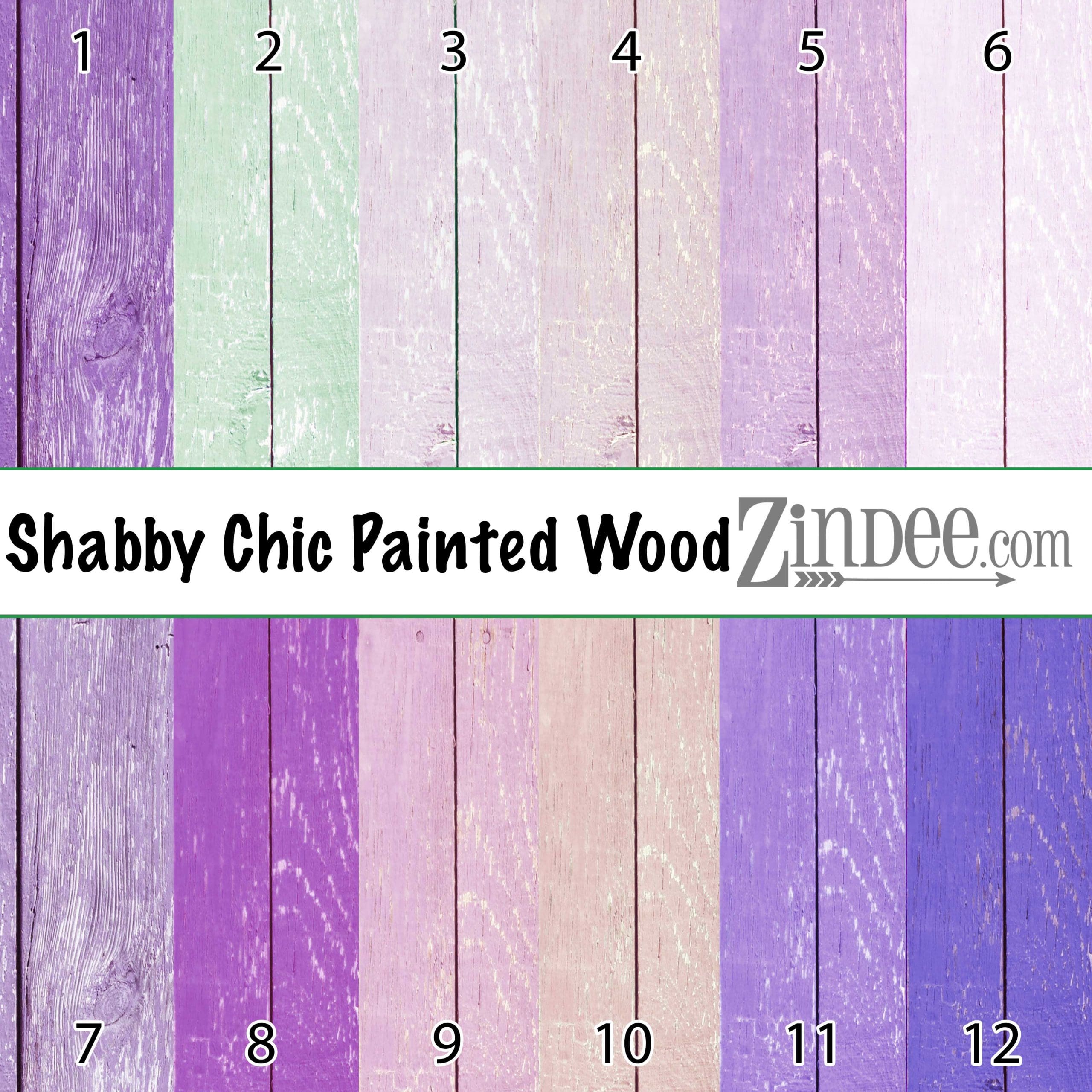 Shabby Chic Painted Wood (vinyl)