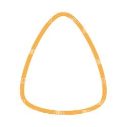 Candy Corn Shaker Piece (2 inch) - Image 2