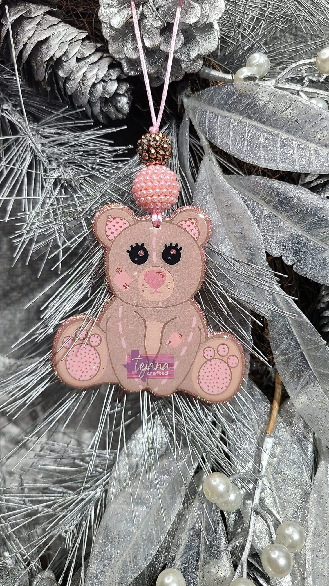 Sitting Bear Acrylic Blank- Sticker- UV DTF (3 inch) - Image 3