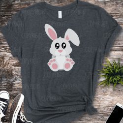 Sitting Bunny (HTV ready to press)