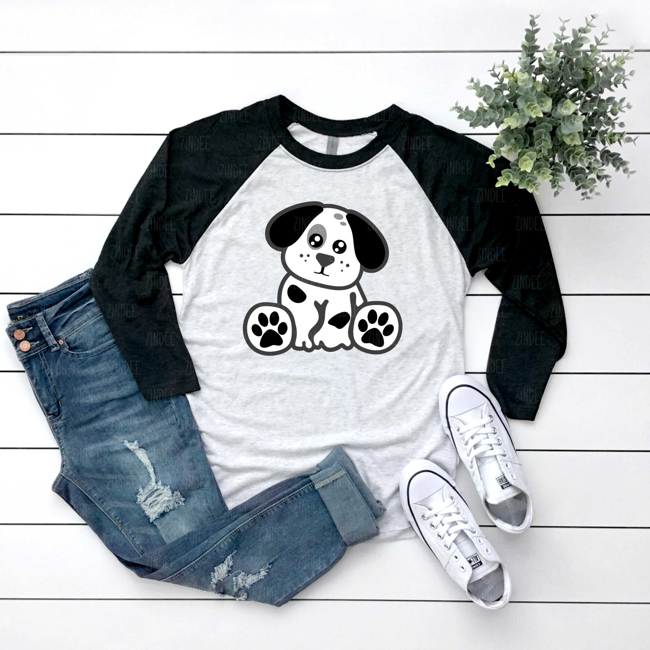 Sitting Dog (HTV ready to press)