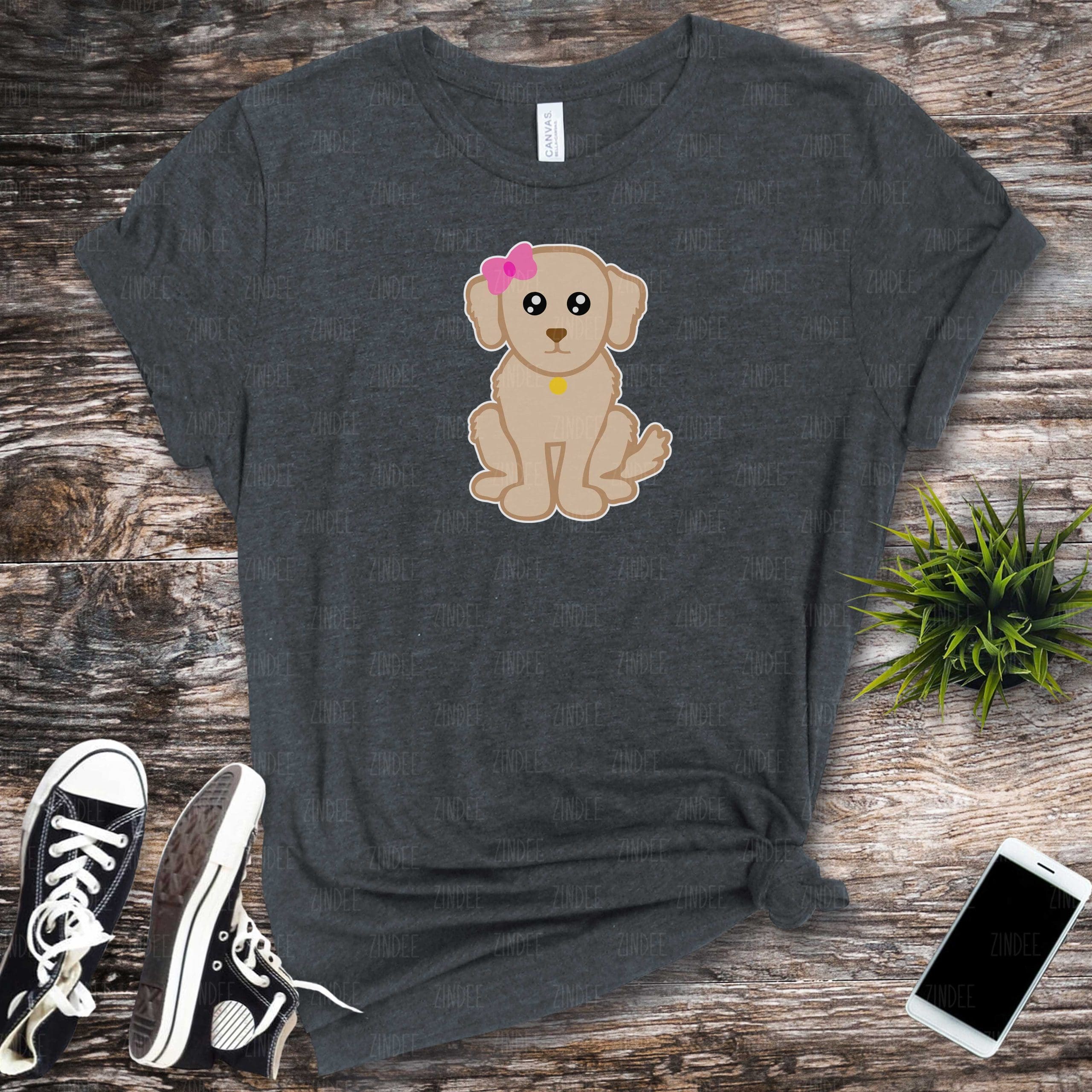 Sitting Golden Retriever (HTV ready to press)