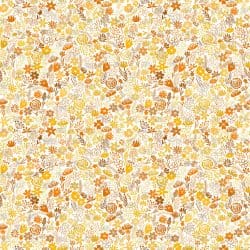Small Flowers Orange seamless (digital paper)