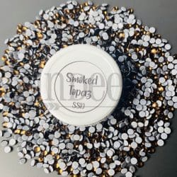 Smoke topaz Hotfix Rhinestone ss10 (machine cut) 10 Gross