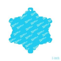 Snowflake acrylic blank (5 inch)