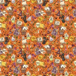 Spooky Halloween Orange (vinyl)