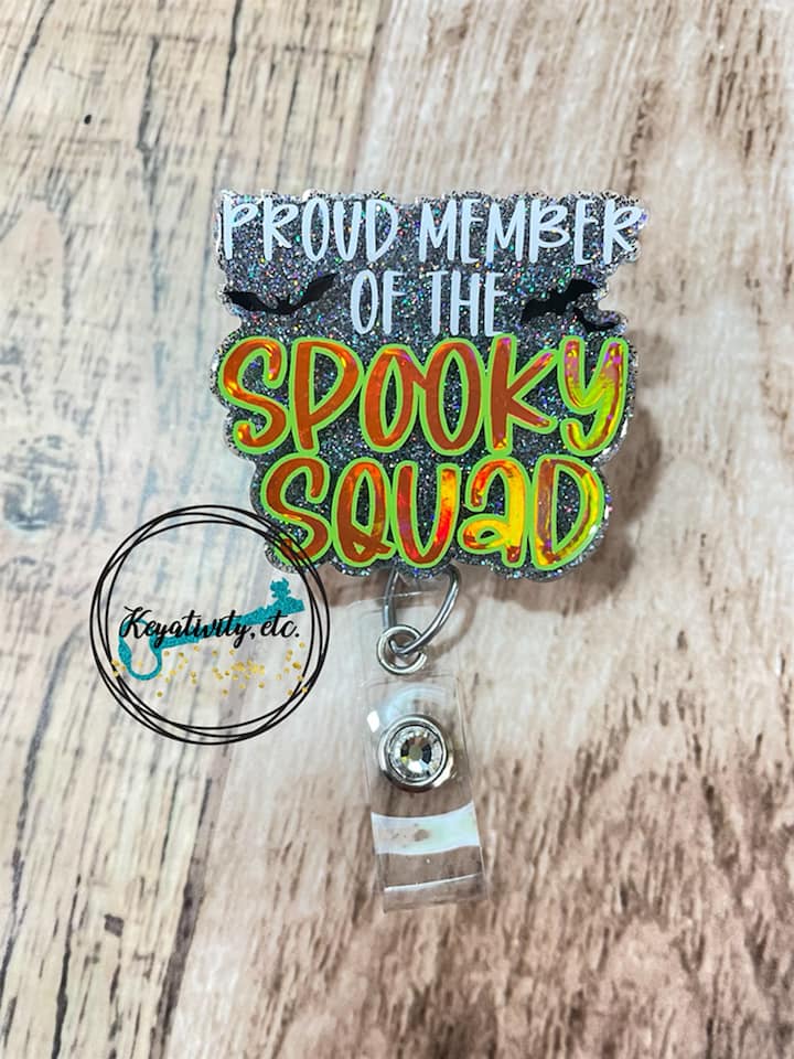 Spooky Squad Acrylic Blank- Sticker- UV DTF (2 inch) NO HOLE - Image 3