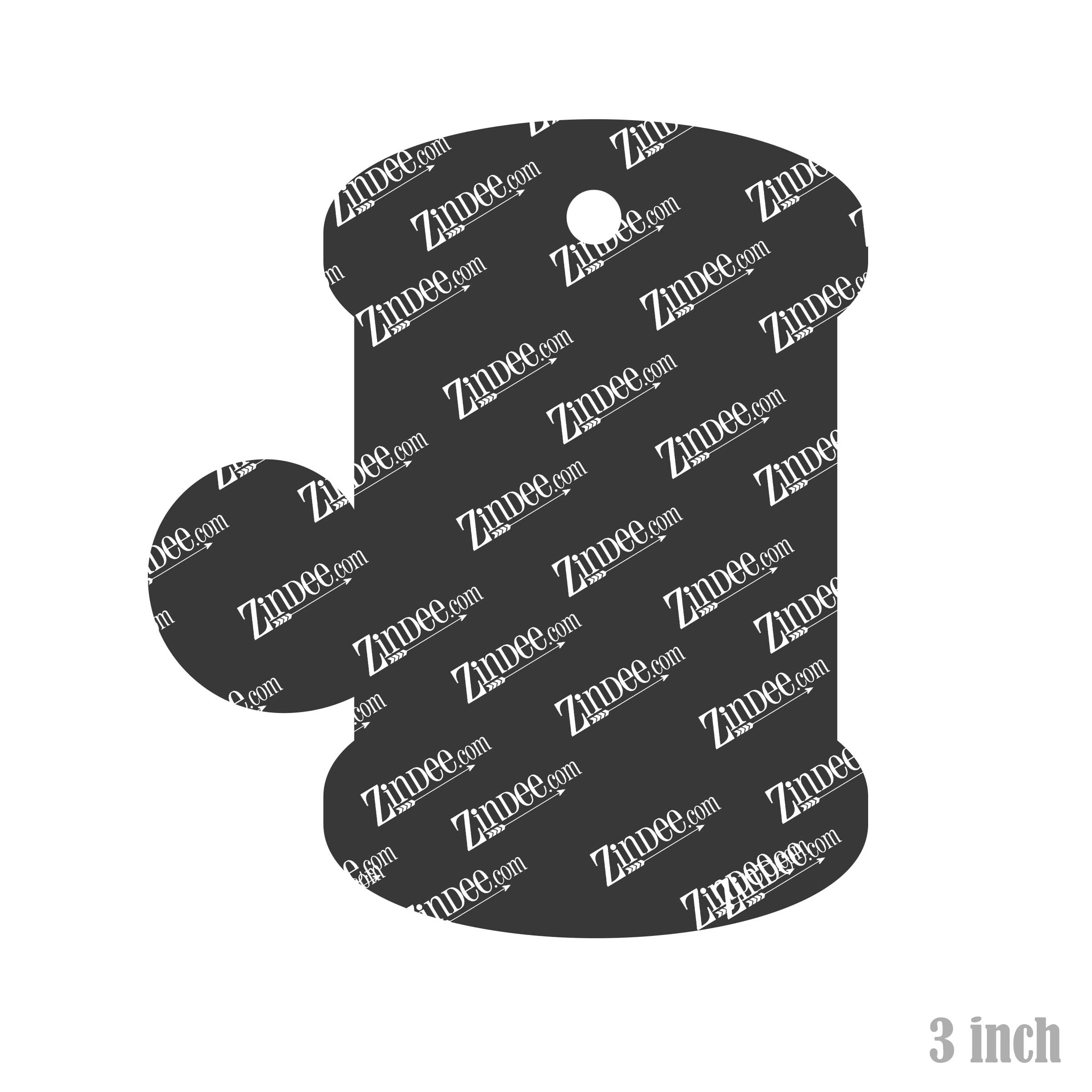 Spool of Thread acrylic blank (3 inch)