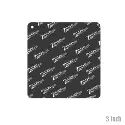 Square – Acrylic Keychain Blank (3") | Optional Sticker or UV DTF
