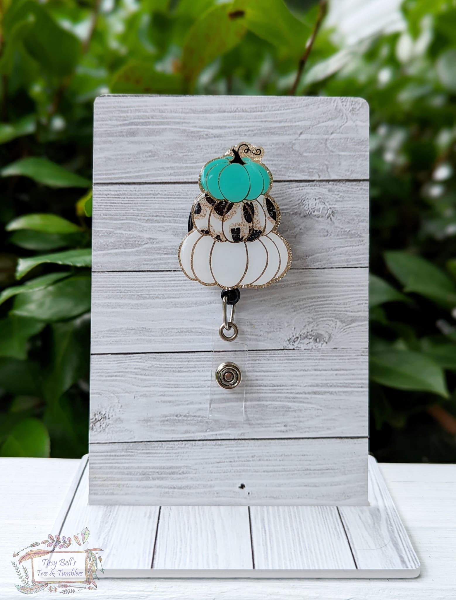 Stacked Pumpkins Acrylic Blank- Sticker- UV DTF (2 inch) NO HOLE - Image 3