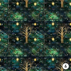 Stained Glass Emerald Forest (vinyl) - Image 7