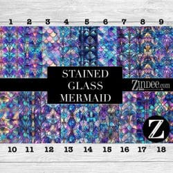 Stained Glass Mermaid (vinyl)