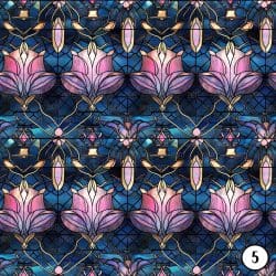 Stained Glass Pink Lotus (vinyl) - Image 6