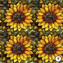 Stained Glass Sunflowers (vinyl) - Image 5