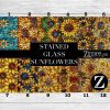 Stained Glass Sunflowers (vinyl)