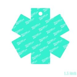 Alternative view of Star of Life Acrylic Blank- Sticker- UV DTF (1.5 inch)