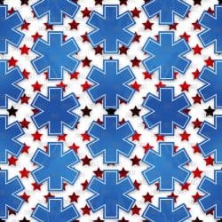 Star of Life with Stars seamless (vinyl)