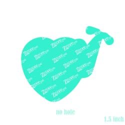 Alternative view of Stethoscope Heart Acrylic Blank- Sticker- UV DTF (1.5 inch) NO HOLE