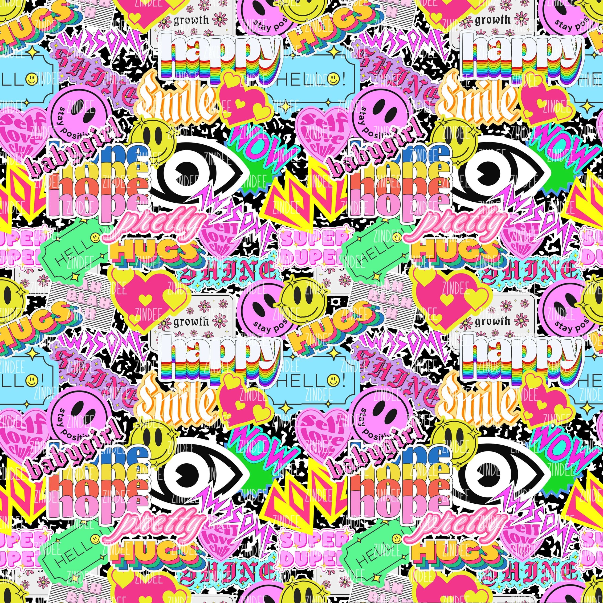 Stickered Composition Notebook (vinyl)