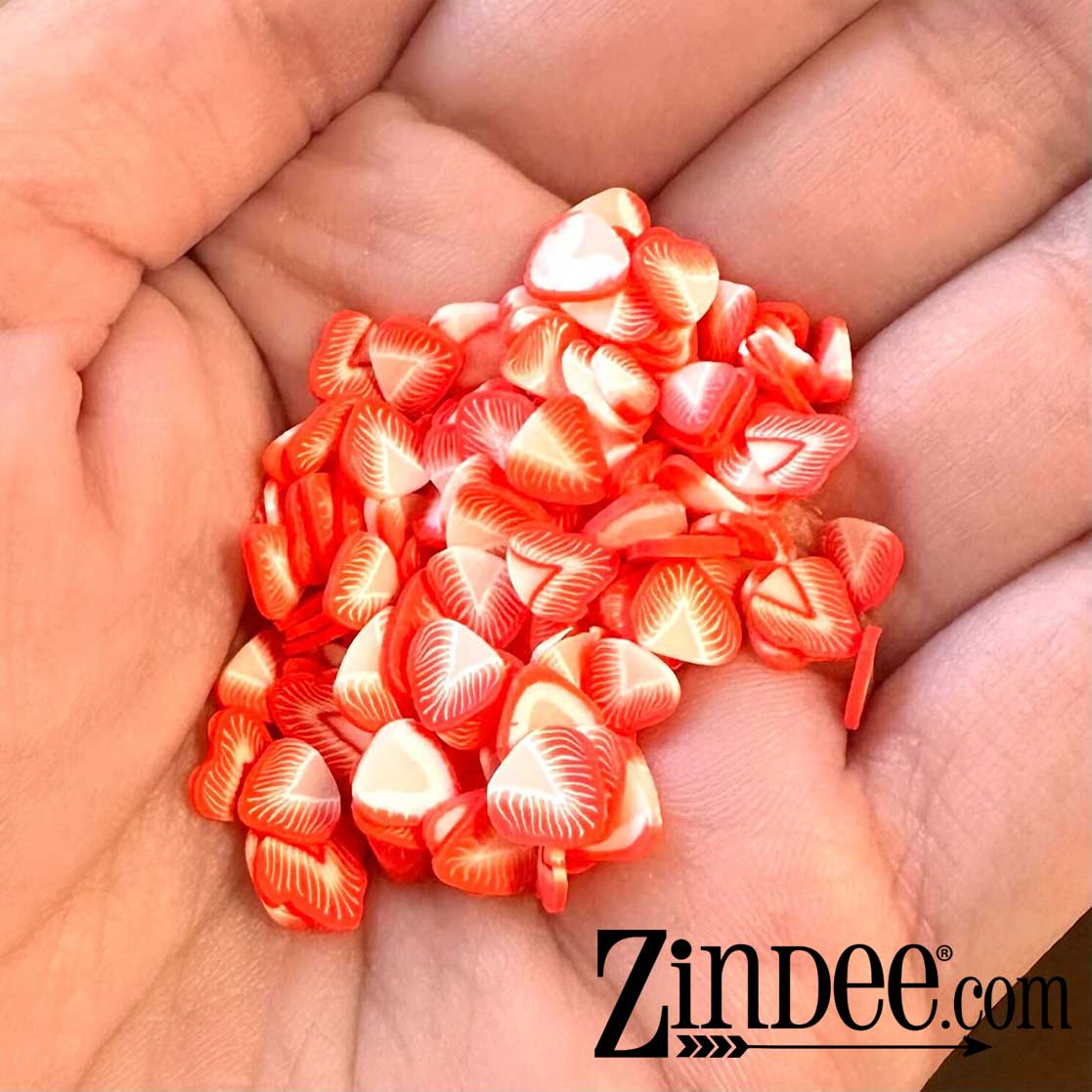 Alternative view of Strawberries Polymer Clay