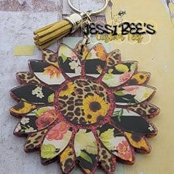 Alternative view of Sunflower Leopard Bunches (digital paper)