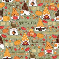 Gnomes Sweet Autumn seamless (digital paper)