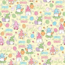Gnomes Sweet Easter seamless (vinyl)