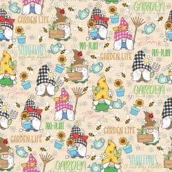 Gnomes Sweet Garden seamless (digital paper)