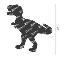 Alternative view of Dinosaur T-Rex – Acrylic Keychain Blank (3") | Optional Sticker or UV DTF