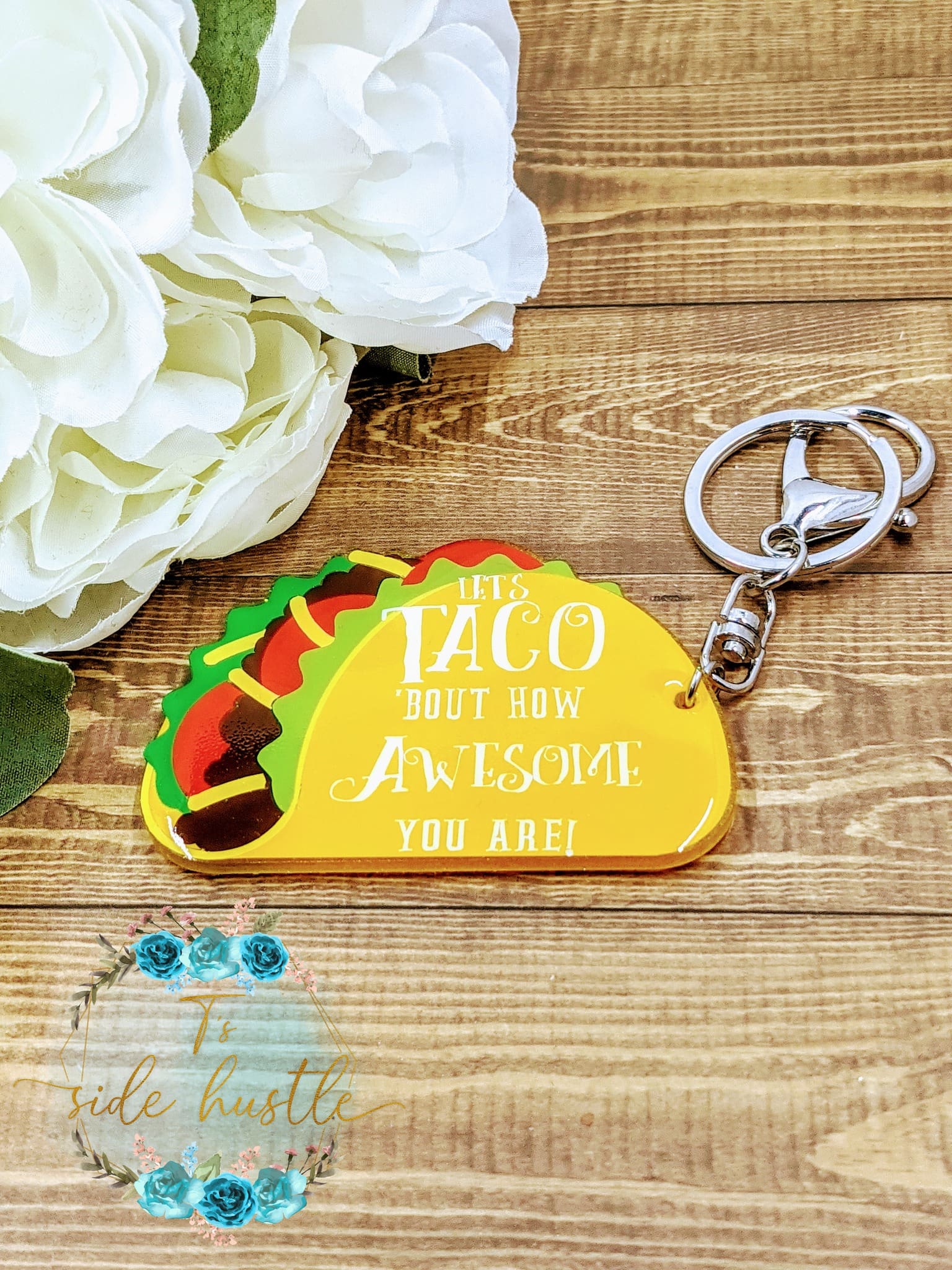 Taco Acrylic Blank- Sticker- UV DTF (3 inch) - Image 3