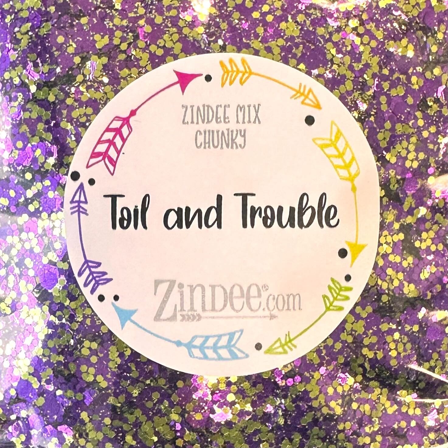 Toil and Trouble Polyester Glitter (BAG) ZINDEE MIX