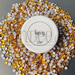 Topaz Hotfix Rhinestone ss10 (machine cut) 10 Gross