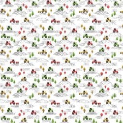 Tractor Prints seamless (vinyl)