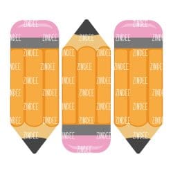 Triple Pencils Sublimation Transfer