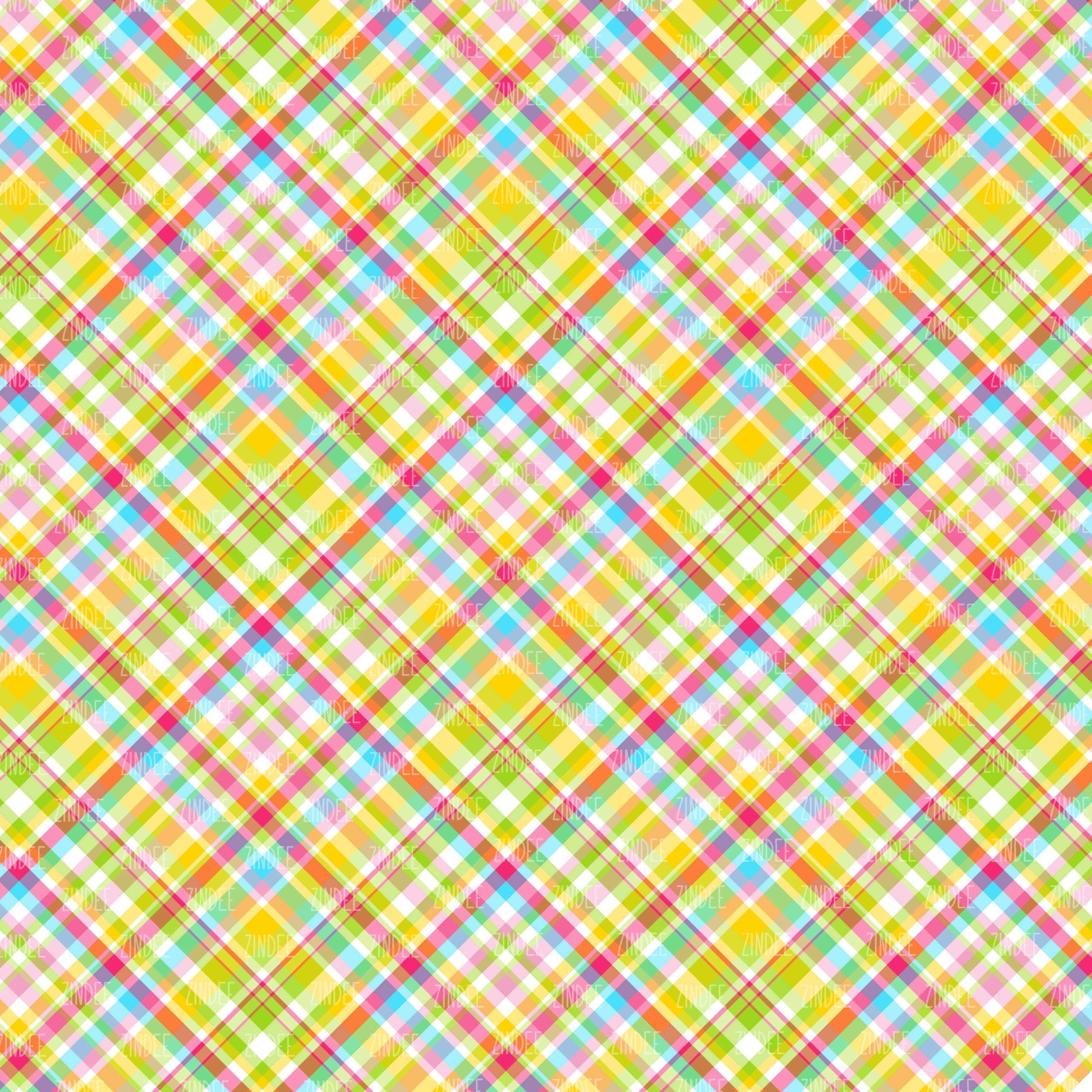 Alternative view of Tropical Plaids (vinyl)