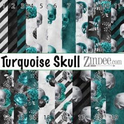 Turquoise Skull (vinyl)